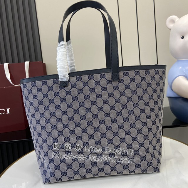 Gucci專櫃古馳最新款Totissima系列中號托特包字母肩背包 jh1964型號：788203